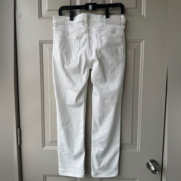 Paige Men's Transcend Lennox Icecap Slim Fit White Jeans Size 30 Inseam 36” - Picture 6 of 10